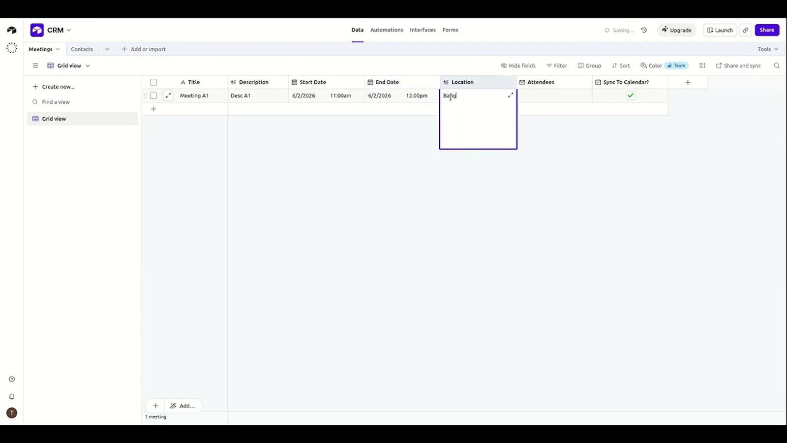Table2Cal screenshot 1 (video preview)