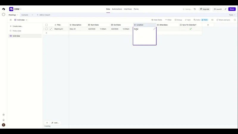 Table2Cal screenshot 1 (video preview)