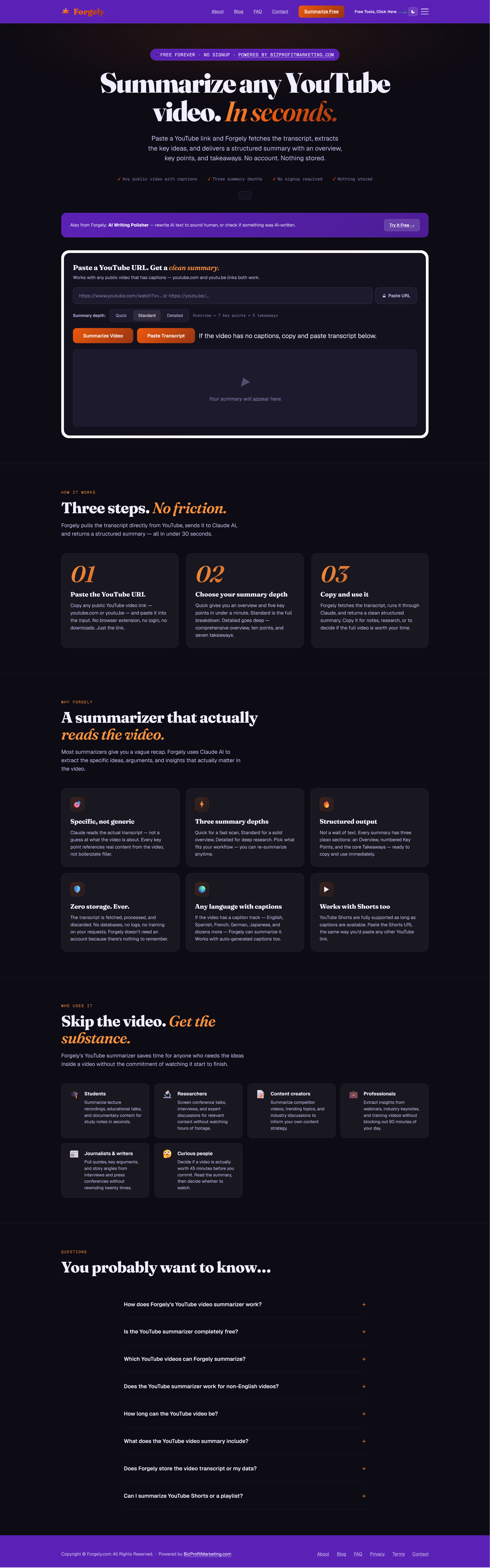 Forgely Free AI Tools gallery image