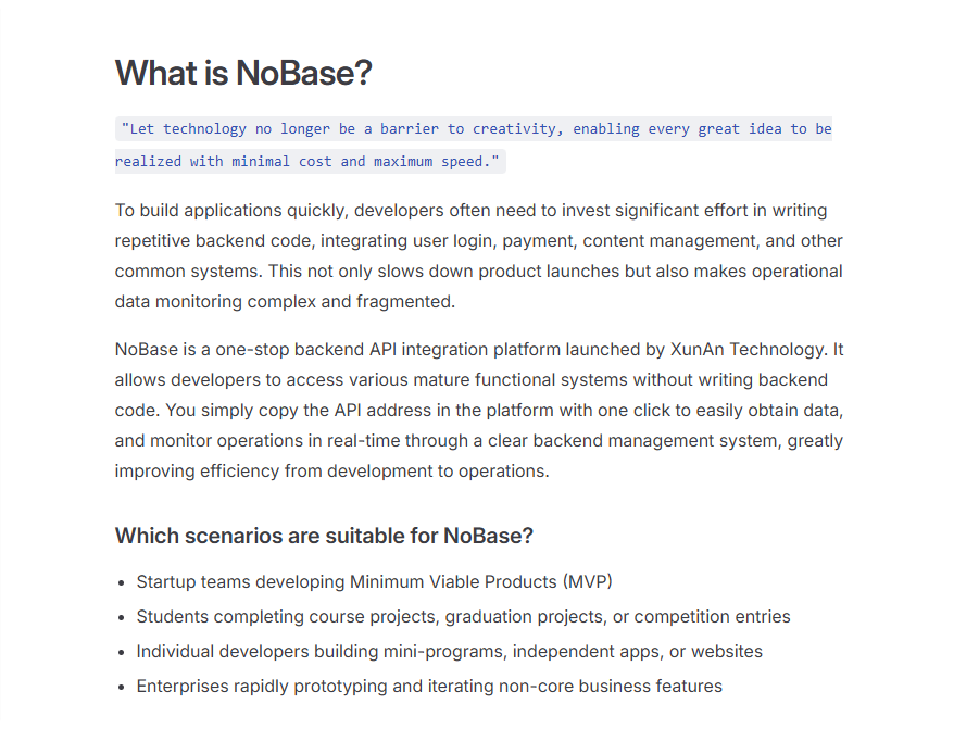 NoBase gallery image