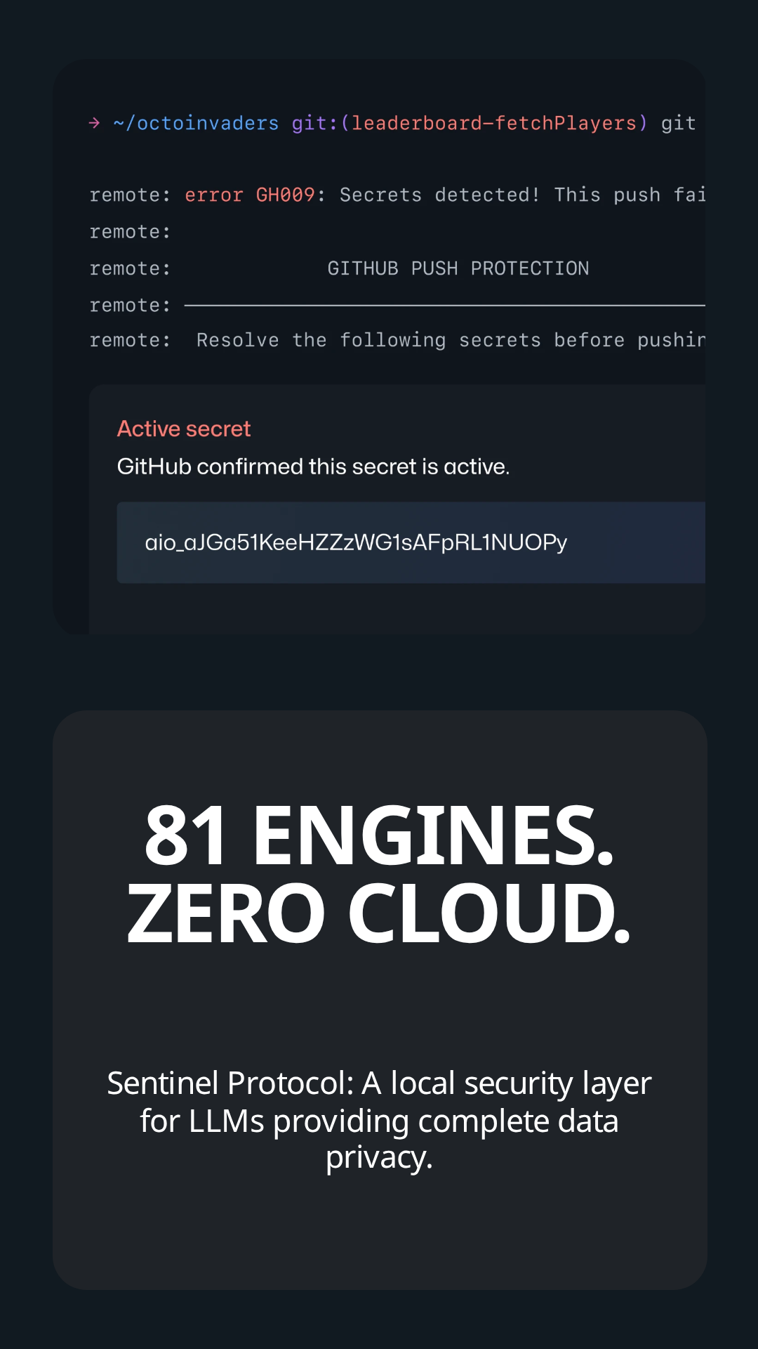 Sentinel Protocol - Product Hunt launch logo and brand identity