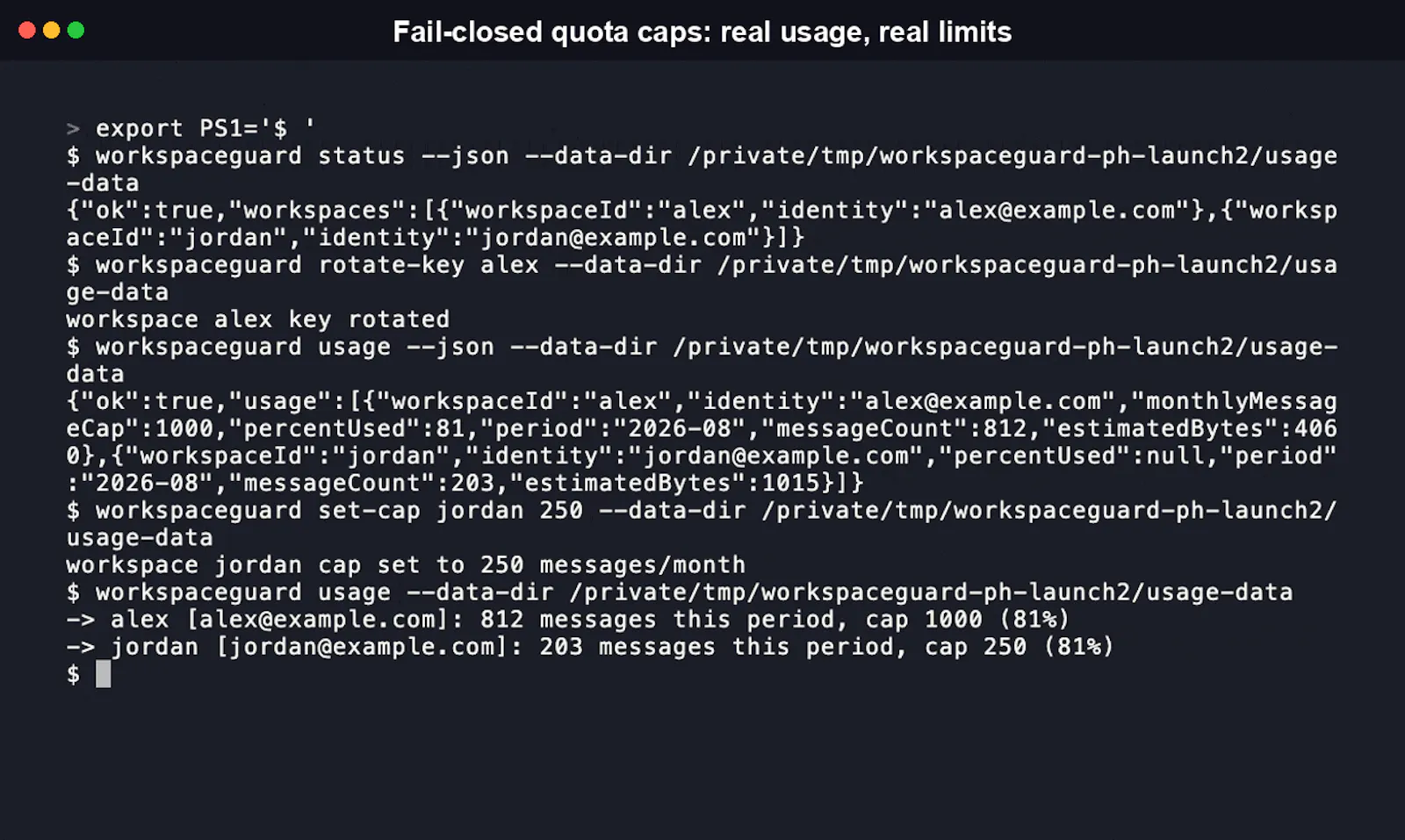 WorkspaceGuard screenshot 3
