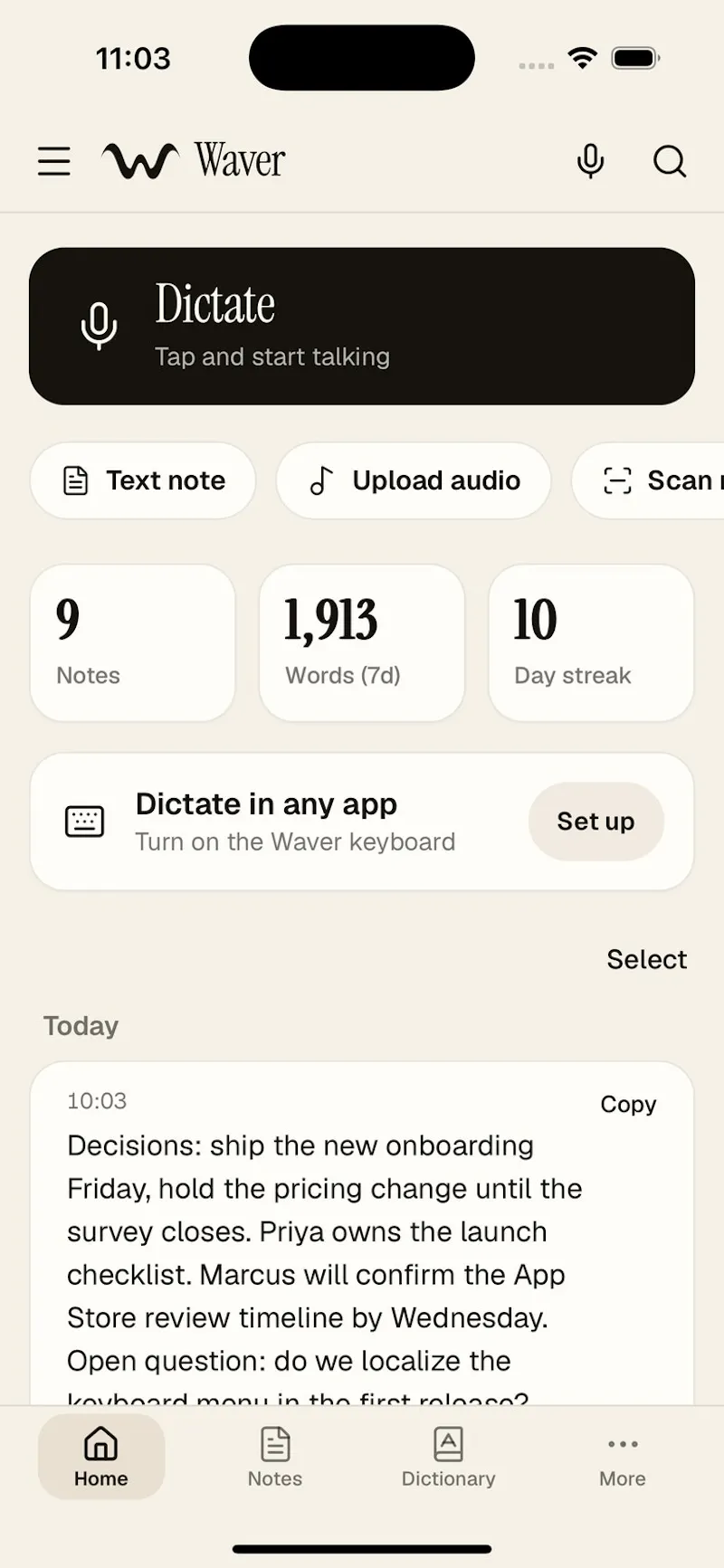 Waver AI screenshot 1