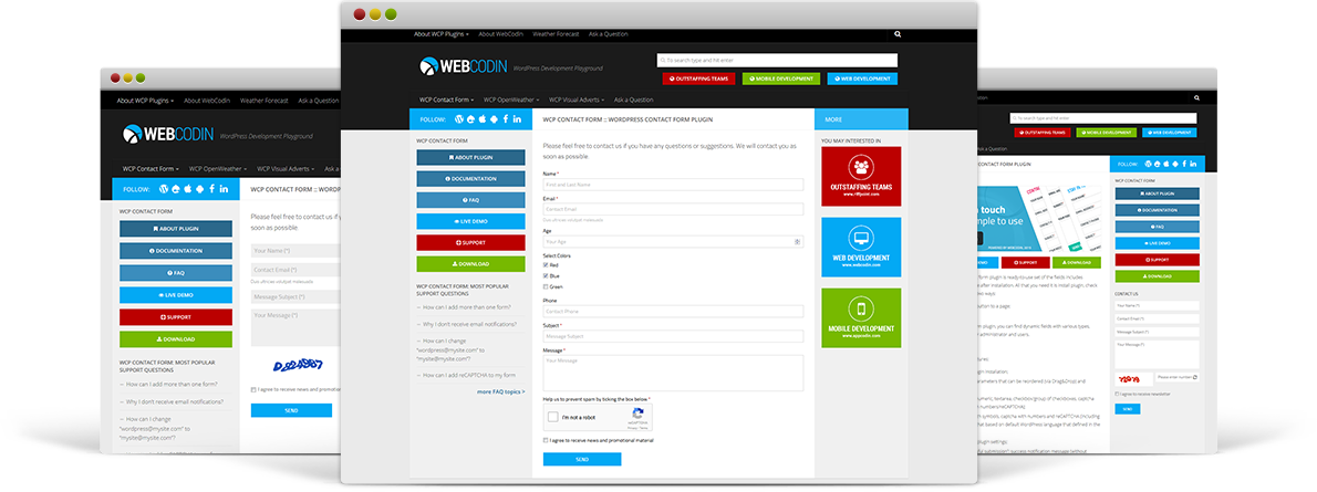 WCP Contact Form gallery image