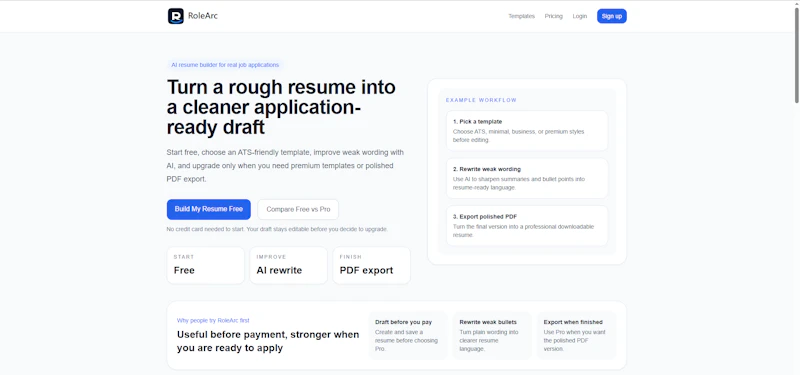 RoleArc screenshot 3