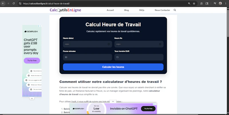 CalcOutilsEnLigne screenshot 3