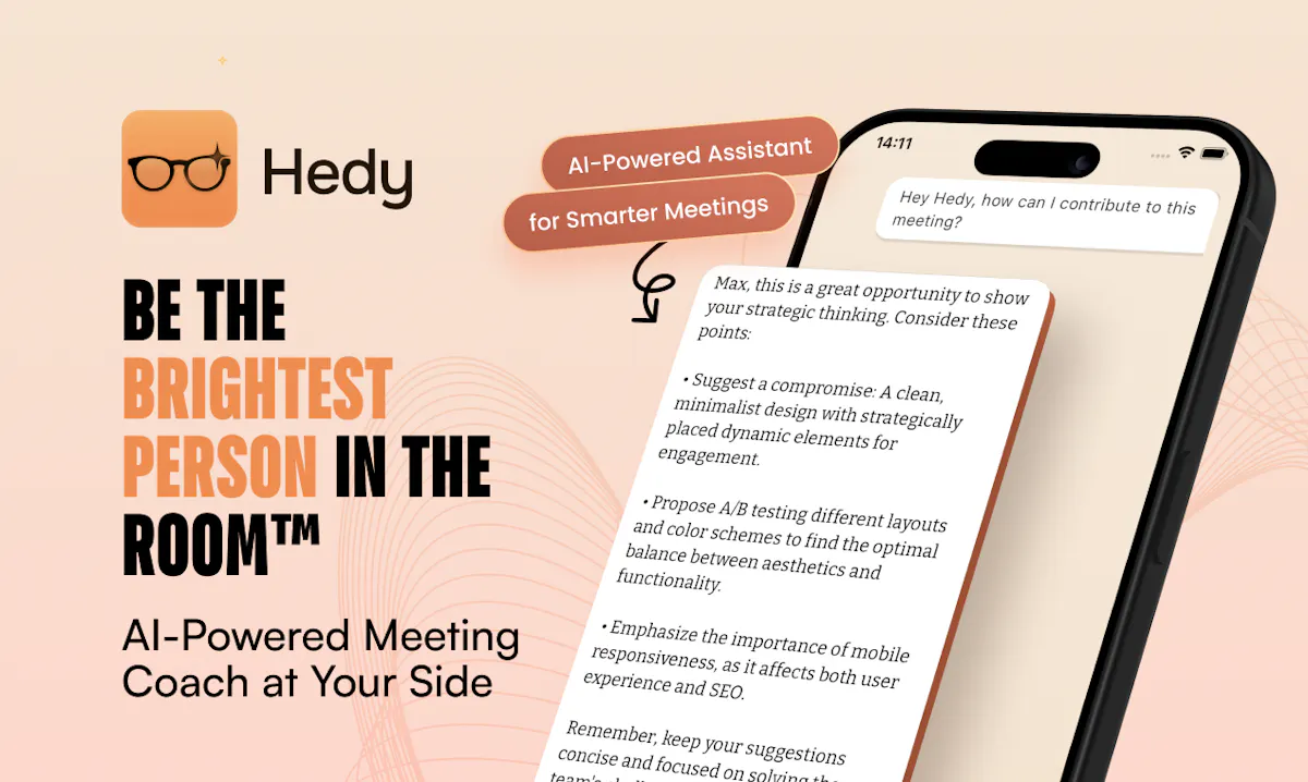 Hedy 2.0 MacOS App