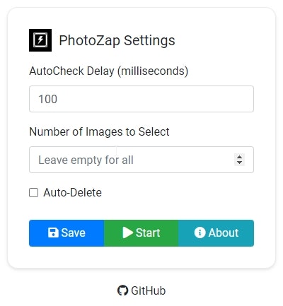 startuptile PhotoZap-Effortlessly bulk-select and delete Google Photos