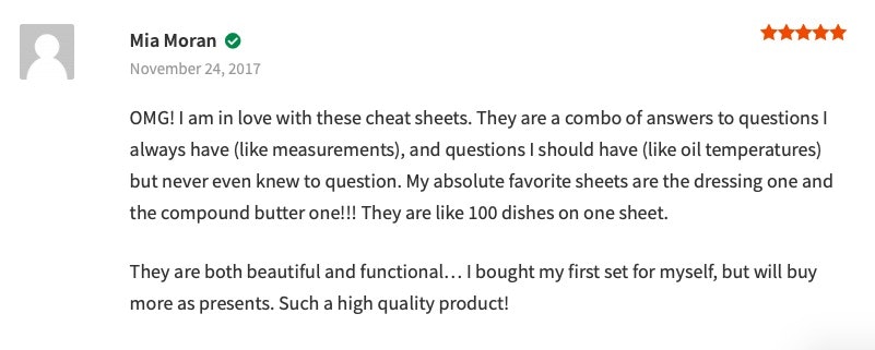 Fearless Fresh Cooking Cheat Sheets gallery image