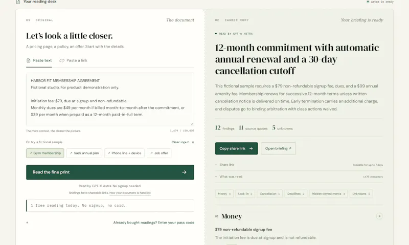 Fine Print screenshot 2