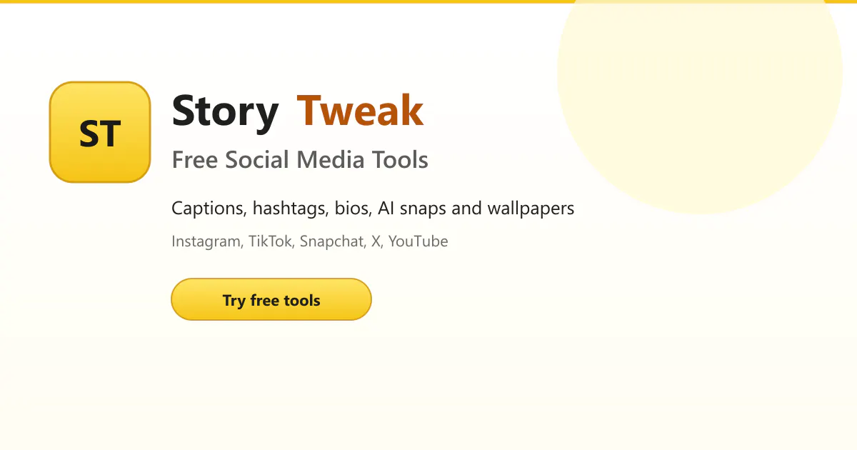 StoryTweak Tools 截图