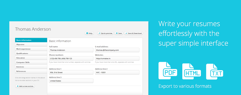 CV Maker gallery image
