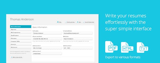 CV Maker gallery image