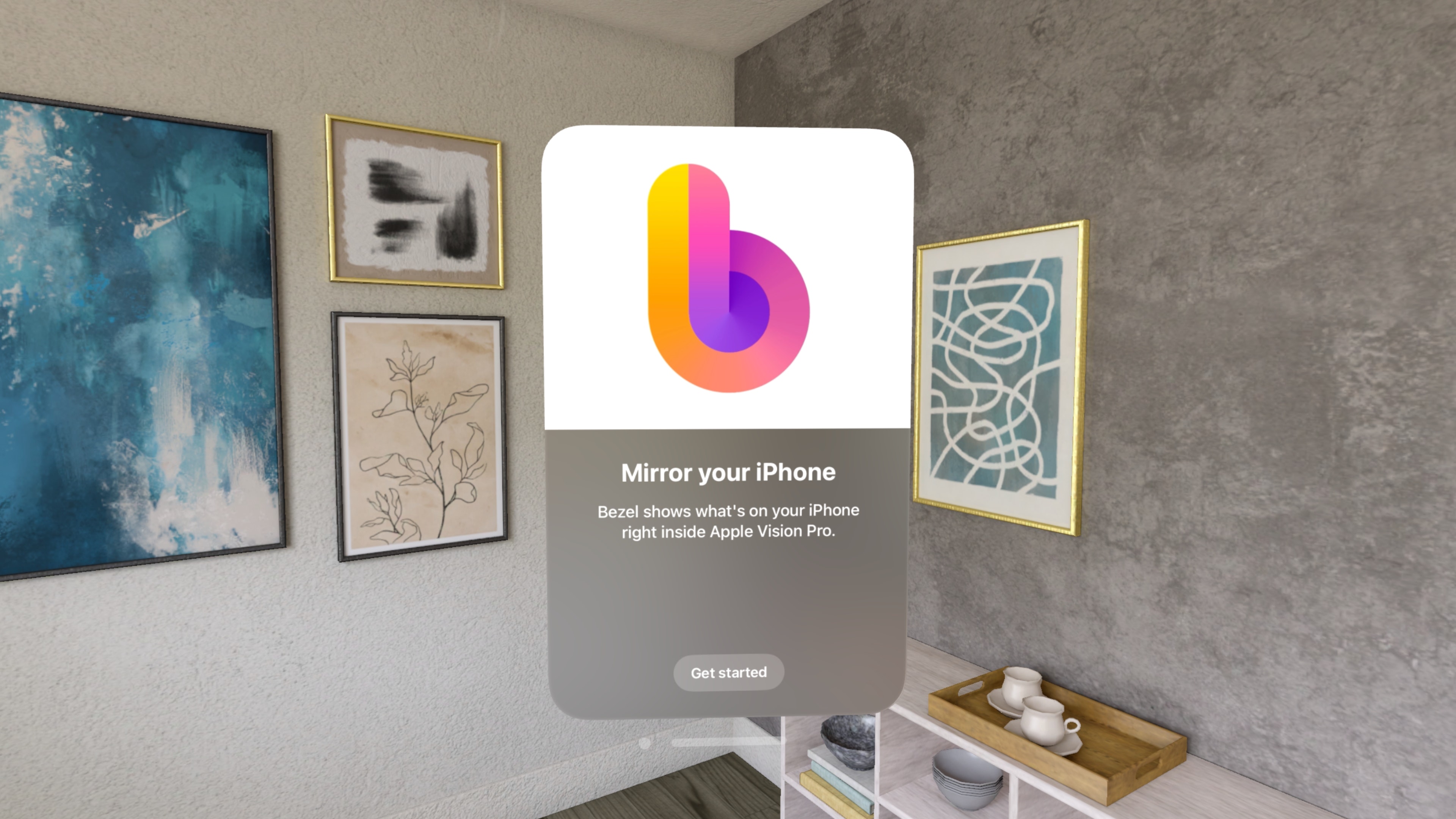 Безель для Apple Vision Pro - Клон вашего iPhone отразился в Apple Vision Pro медиа 5