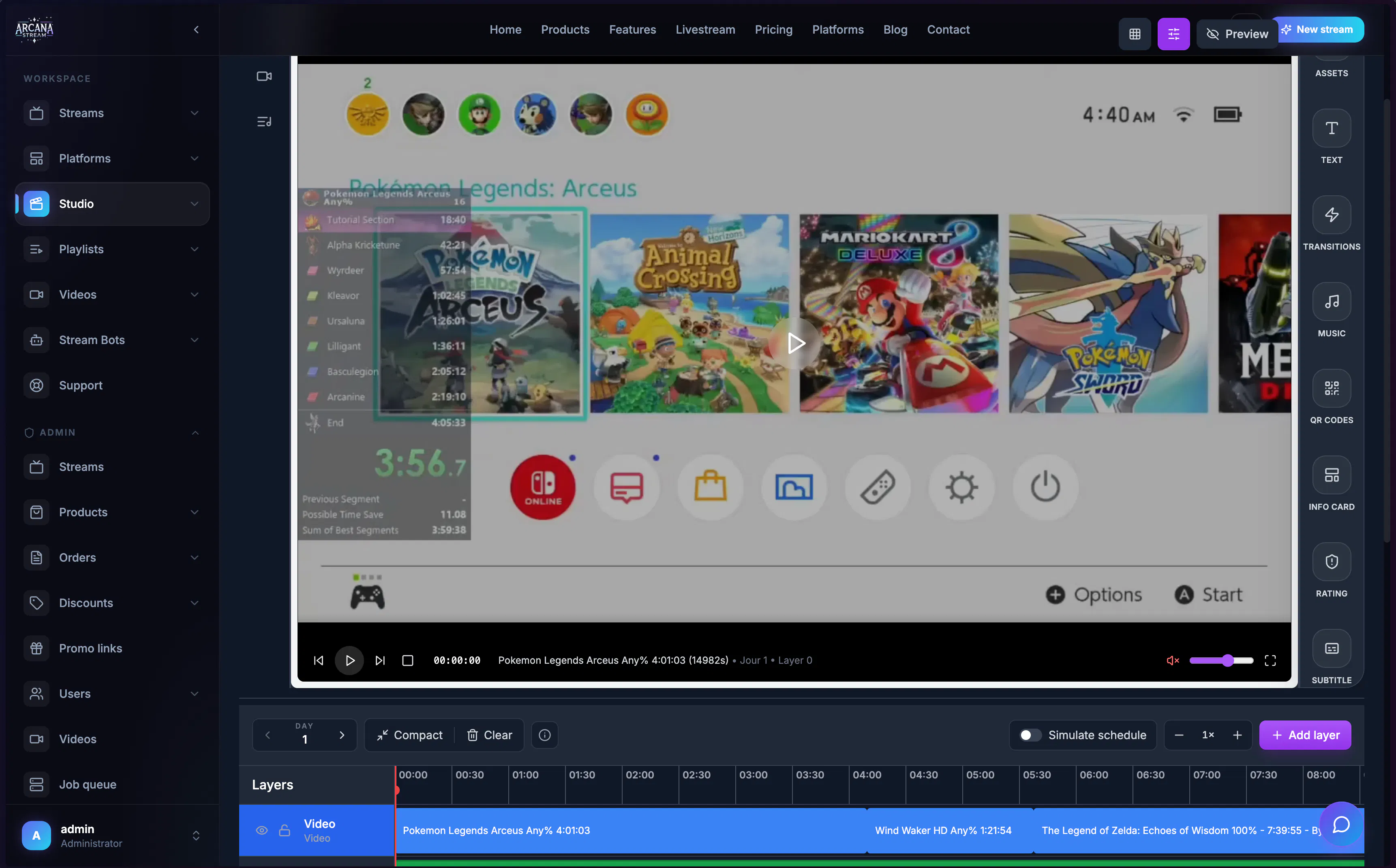 Arcana Stream gallery image