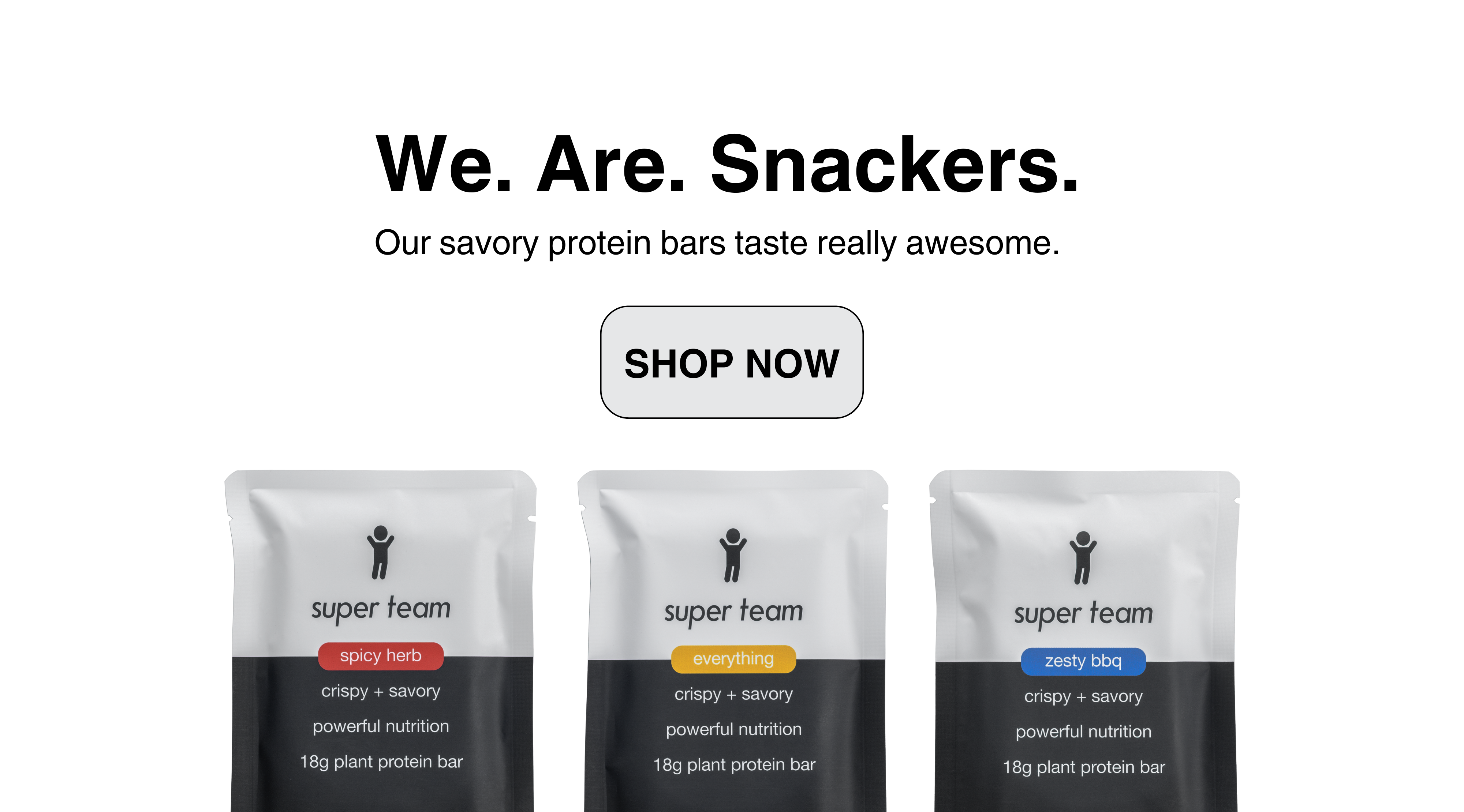 Super Team Savory Protein Bars