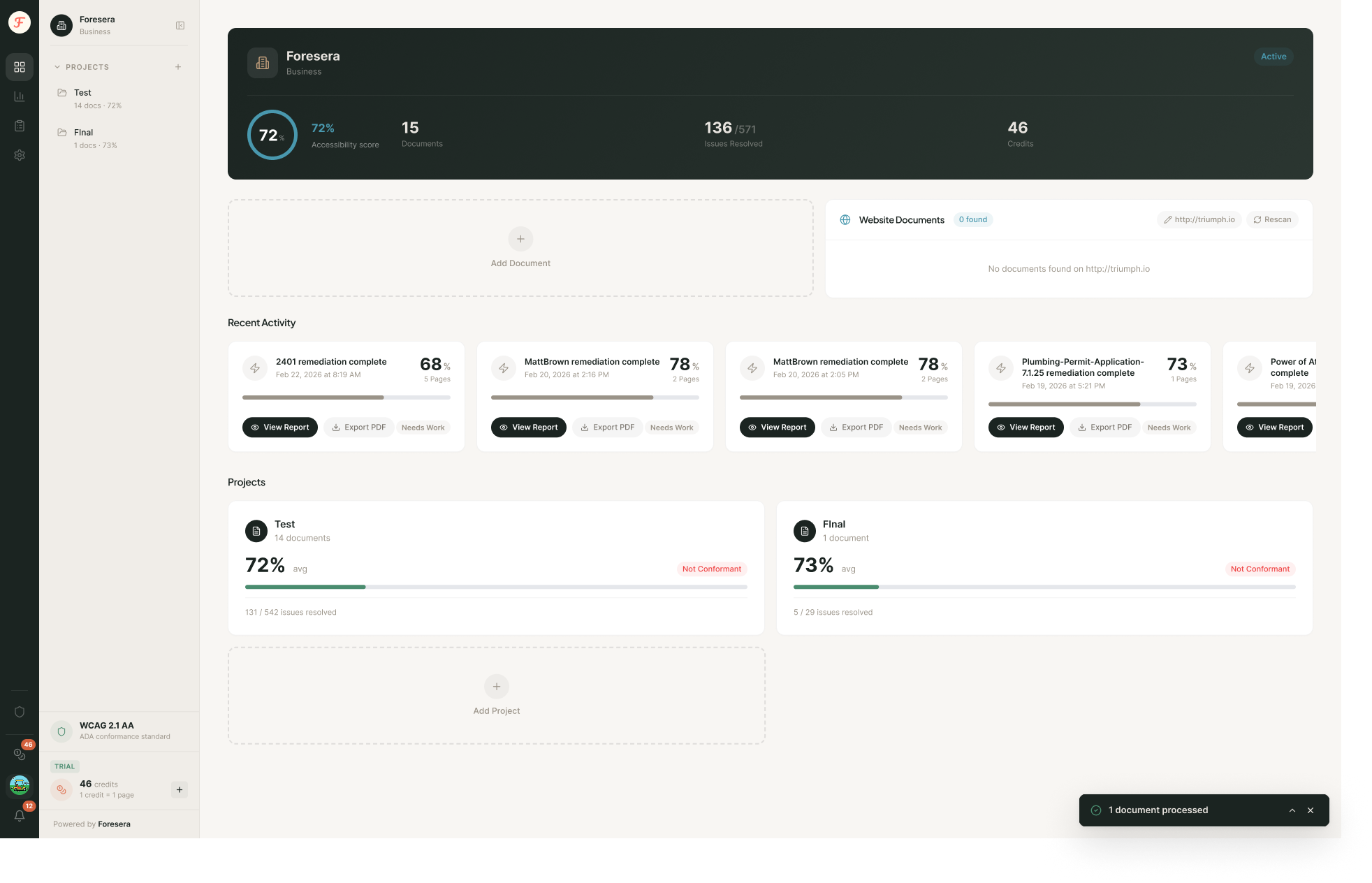 Foresera - Screenshot 3 showing product features and functionality