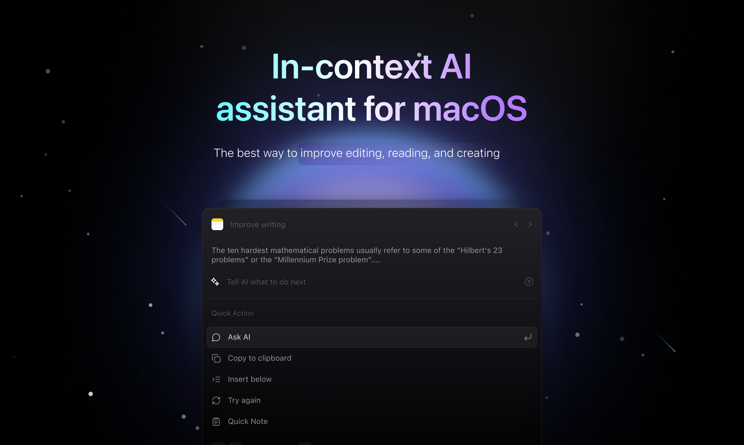 haye - In-context AI assistant for macOS