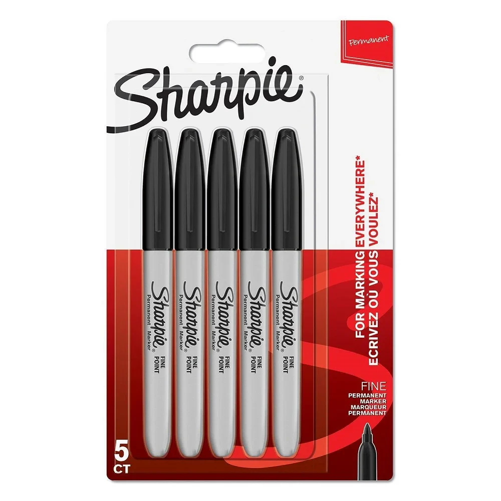 Sharpie fine  black  permanent markers  logo