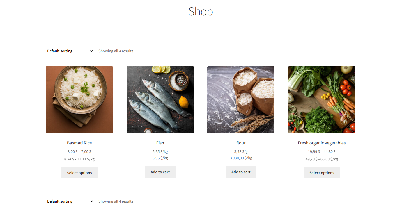 By-Weight Pricing for WooCommerce - Screenshot 2 showing product features and functionality