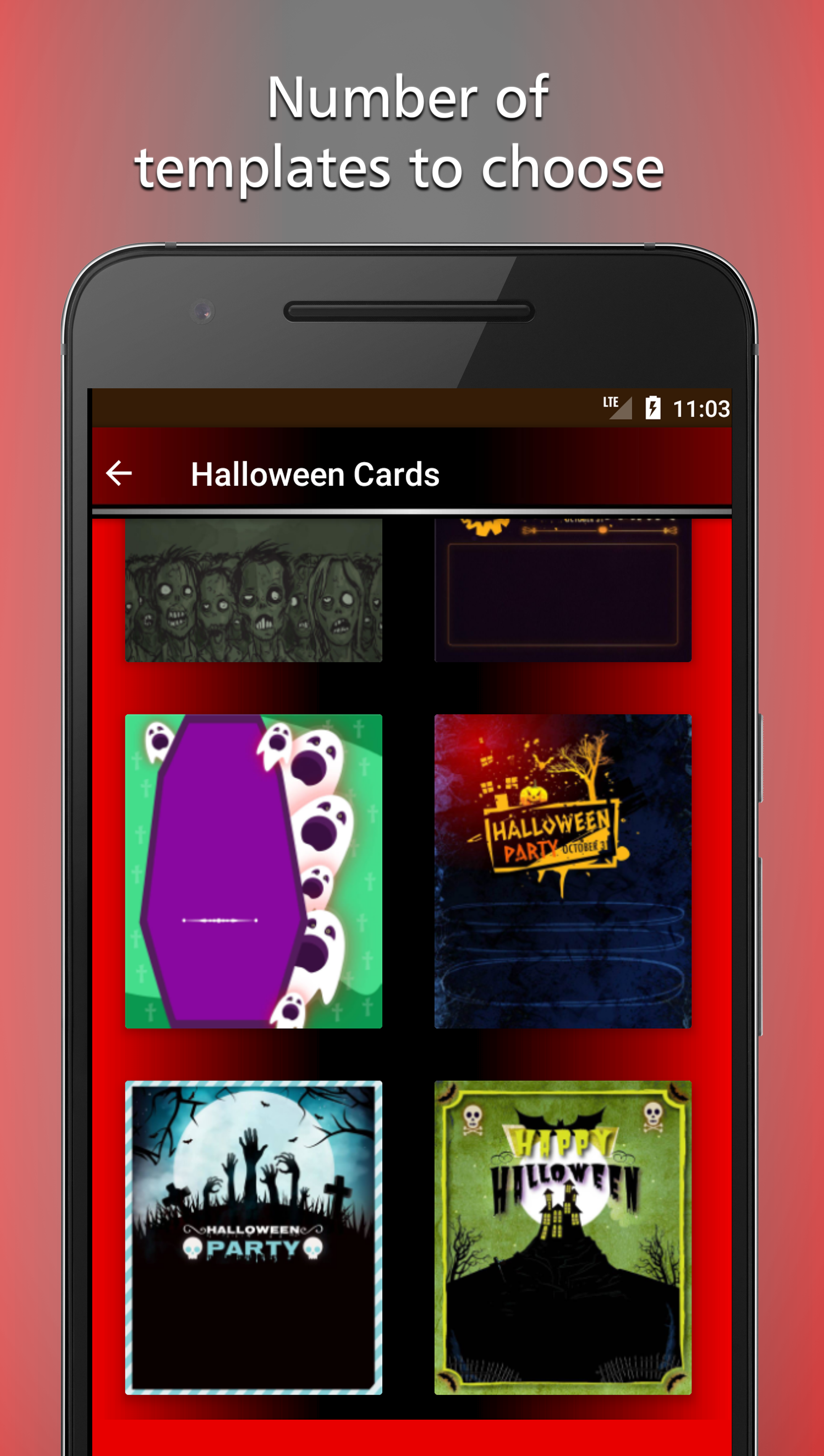 halloween Party invitation Card Maker gallery image