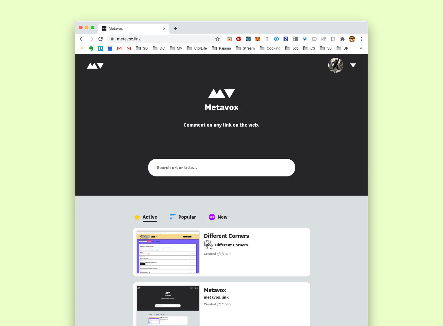 Metavox gallery image