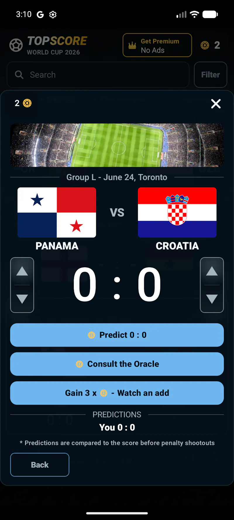 TopScore - World Cup 2026 Android app screenshot 4