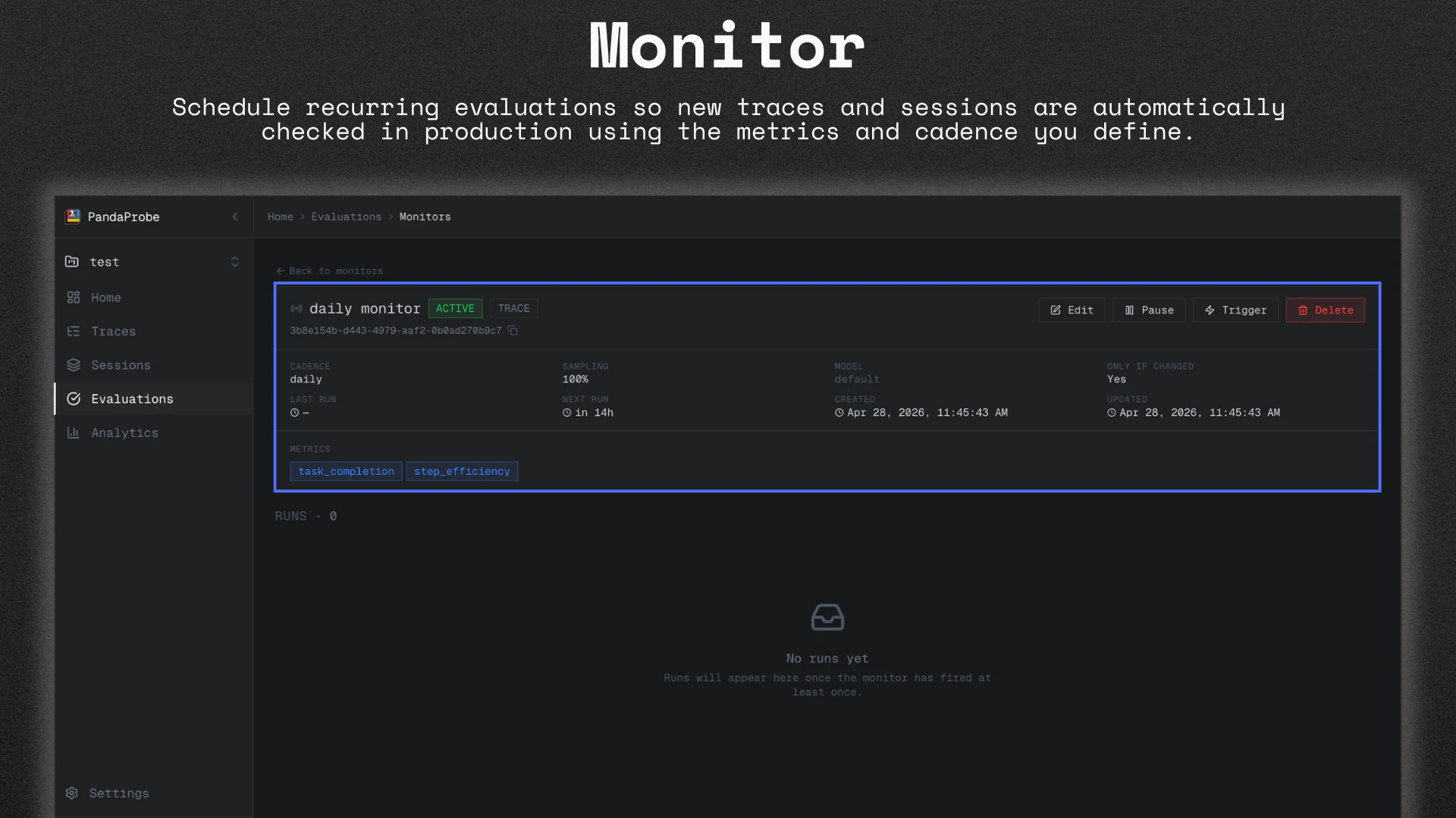 PandaProbe screenshot 4