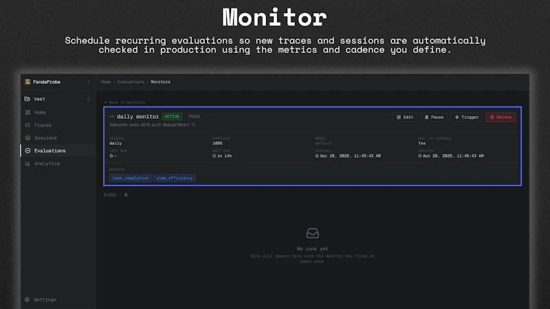 PandaProbe screenshot 5