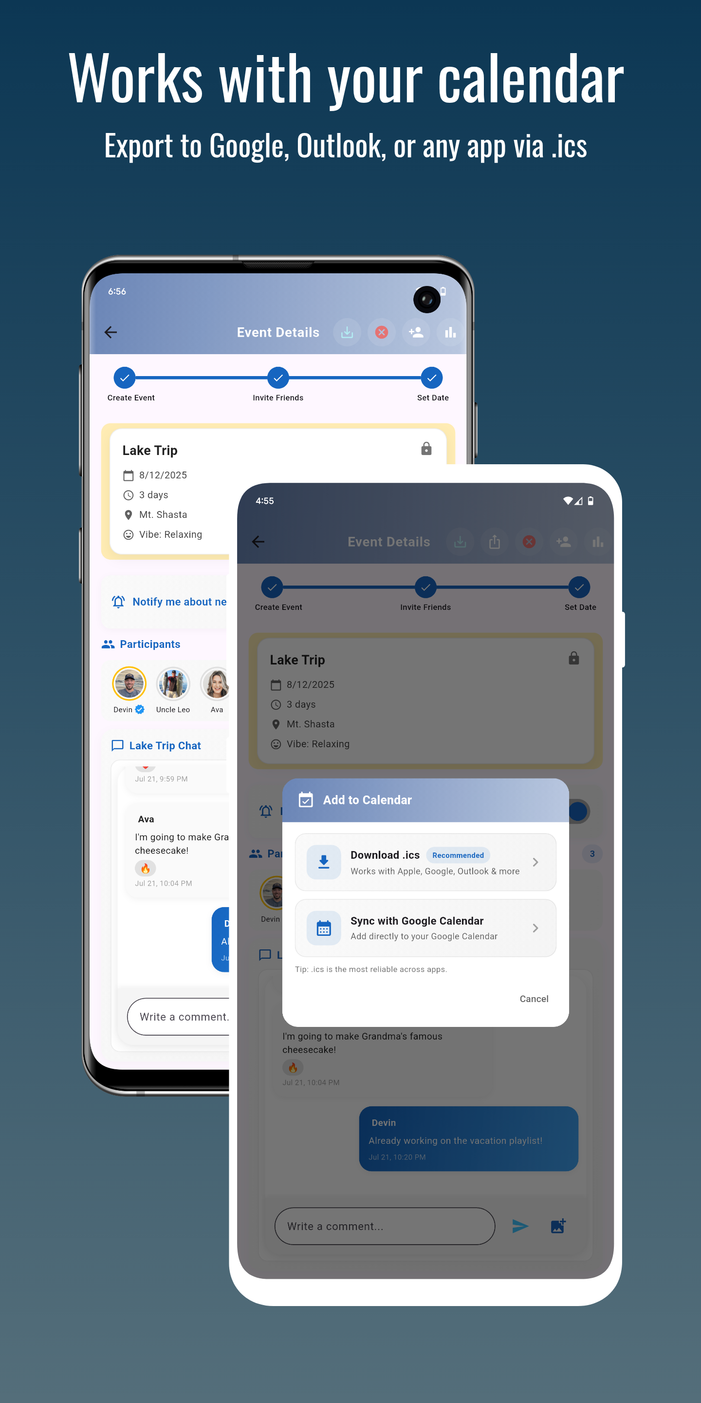 Openplanr - Plan Hangouts zonder groep chat chaos media 5