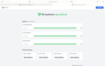 Efficient and reliable uptime monitoring gallery image