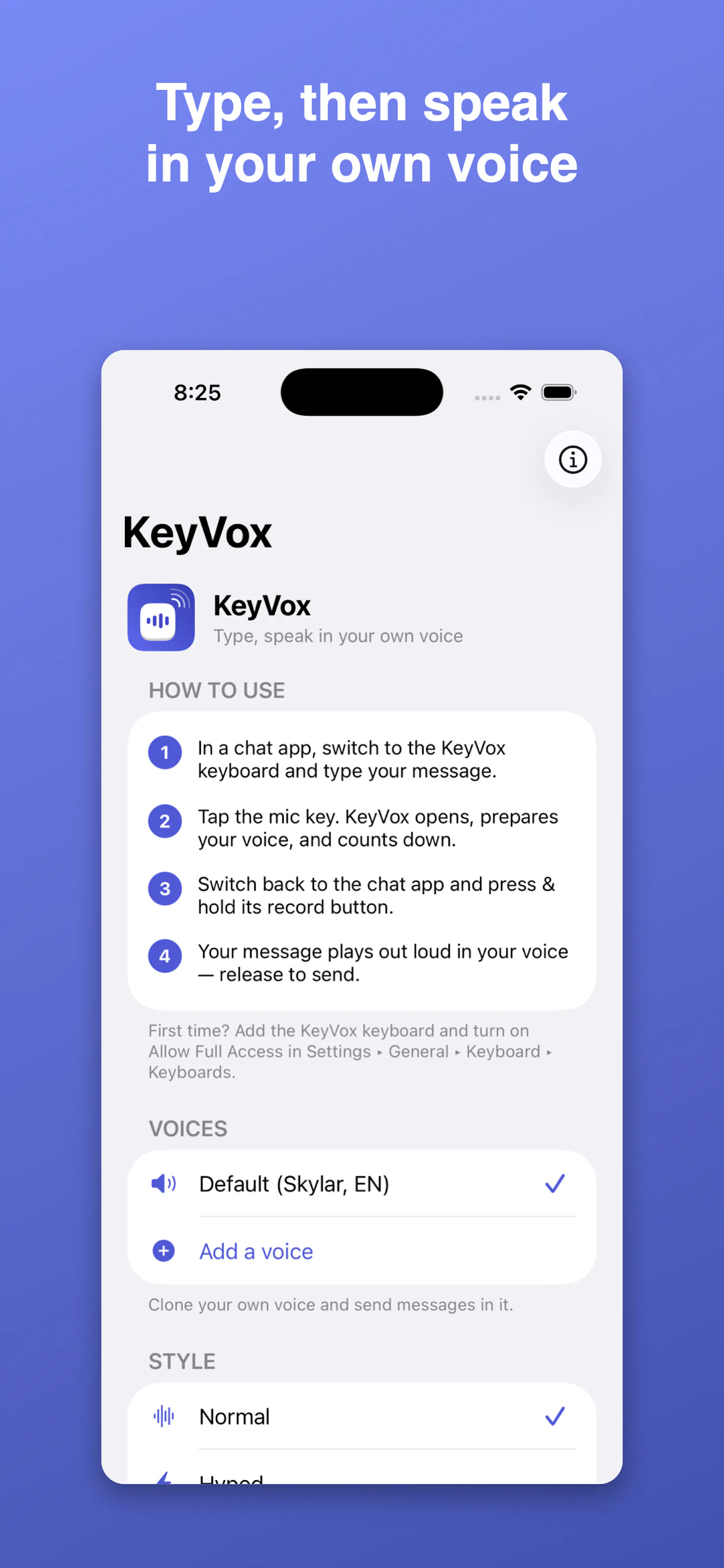KeyVox screenshot 3