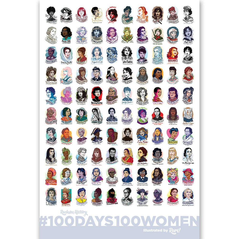 100 Days 100 Women Poster