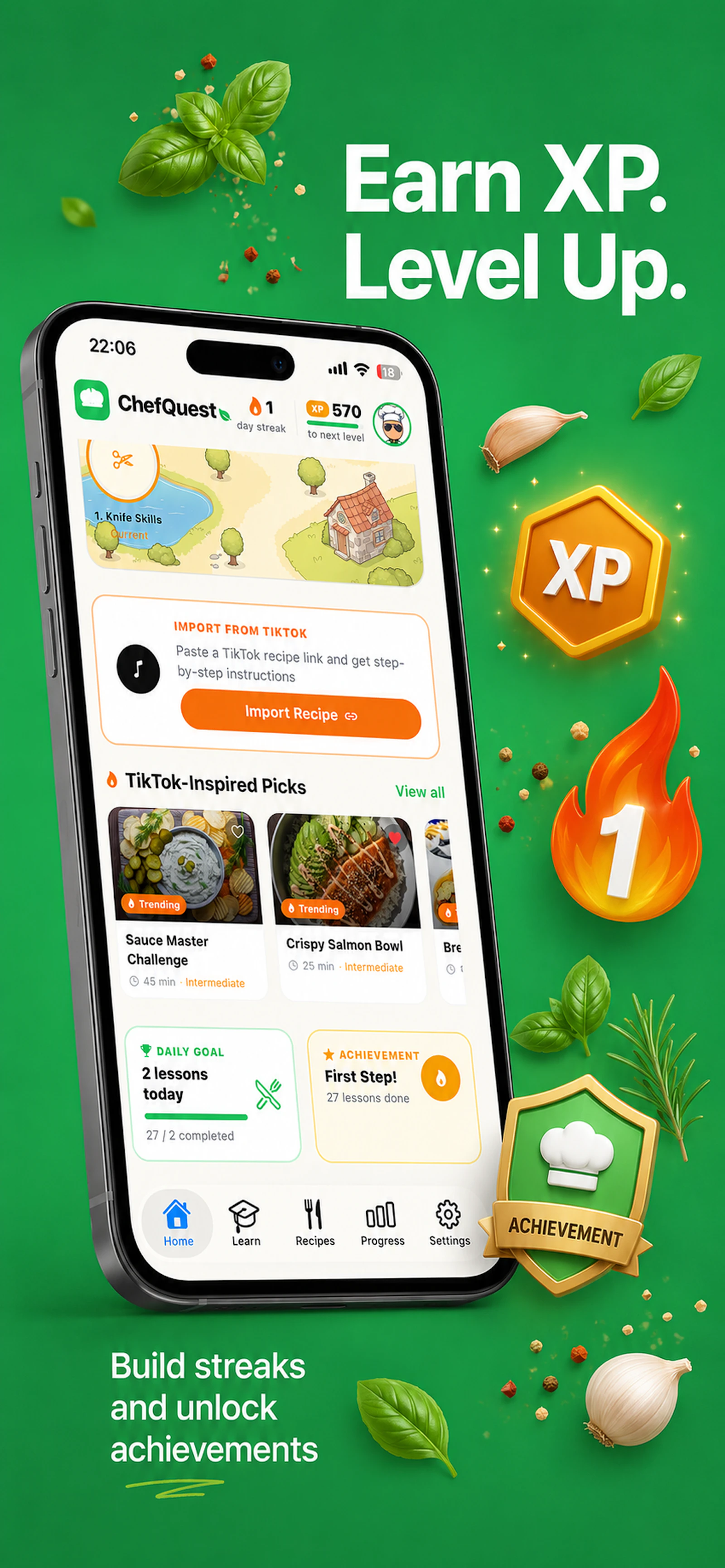 ChefQuest: Learn to Coook screenshot 4
