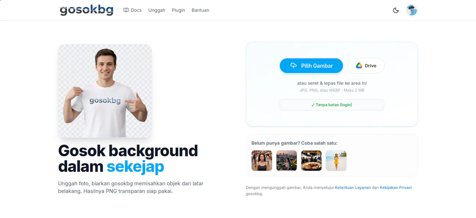 GosokBG screenshot 1
