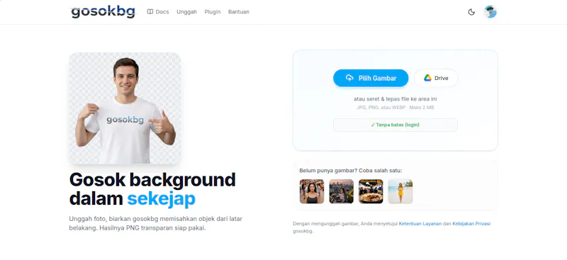 GosokBG screenshot 1