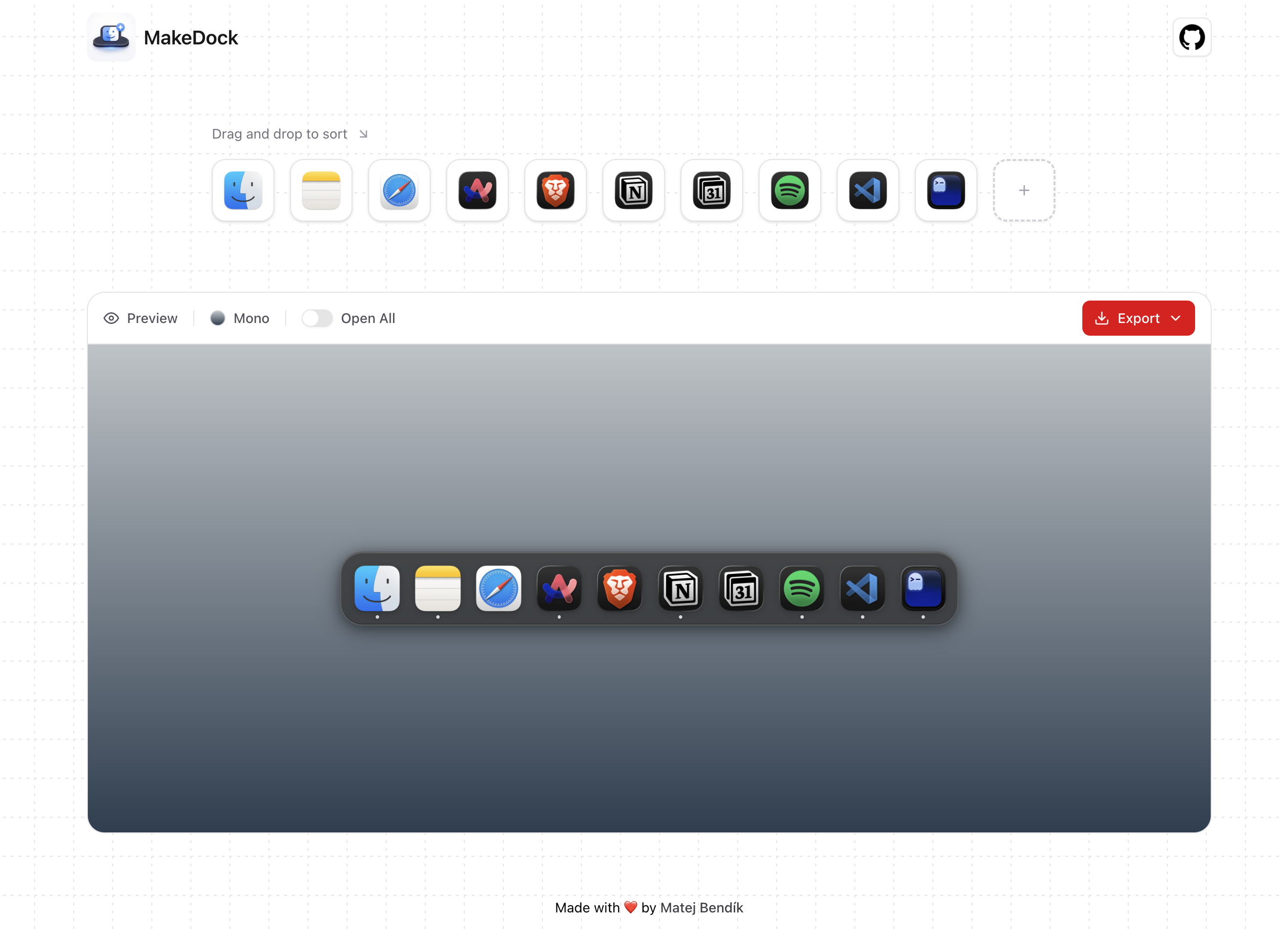 MakeDock gallery image