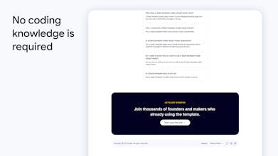 One Page SaaS gallery image
