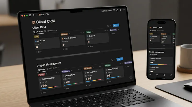 Business/Agency OS for Notion screenshot 3