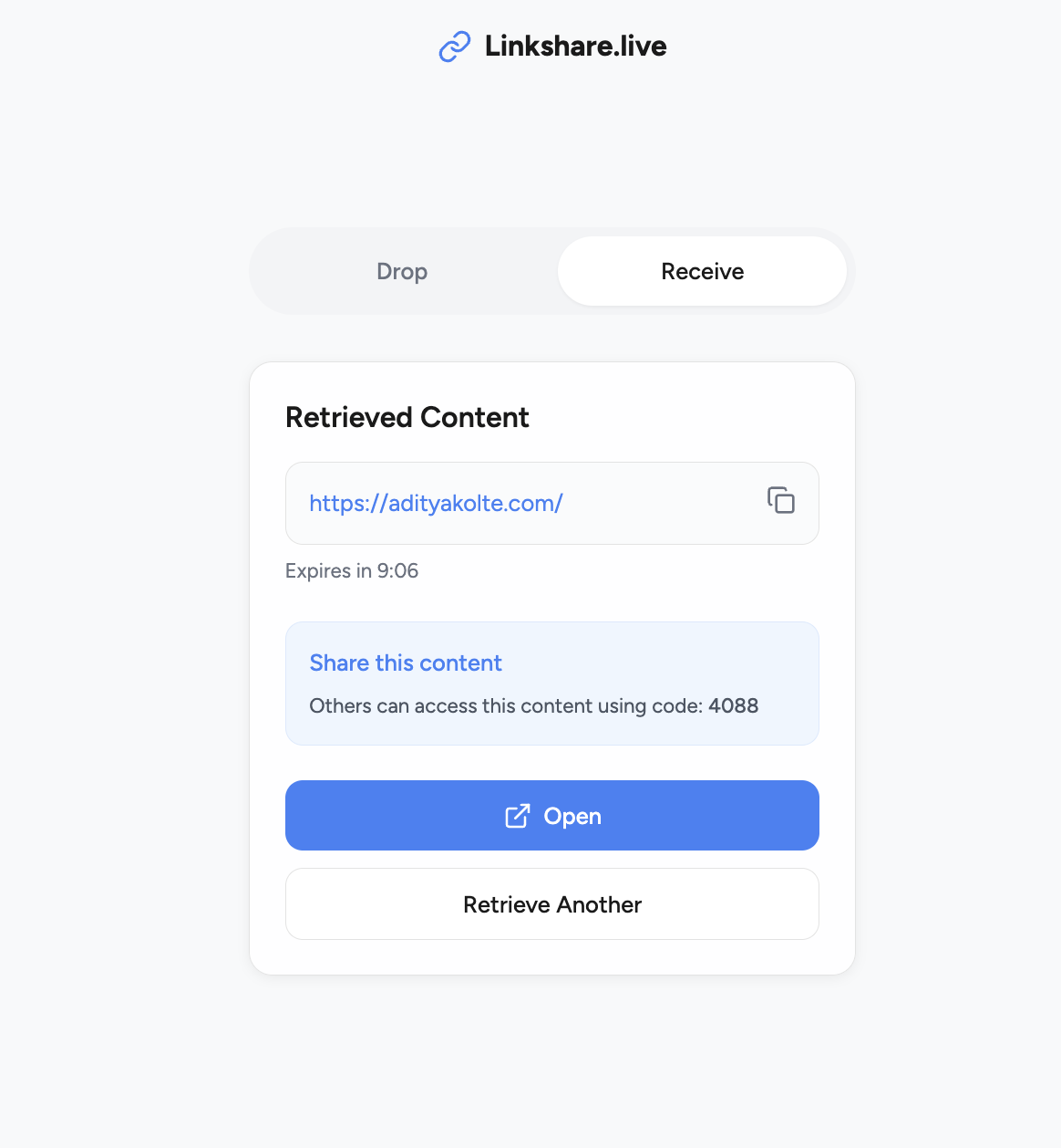 Linkshare.live gallery image