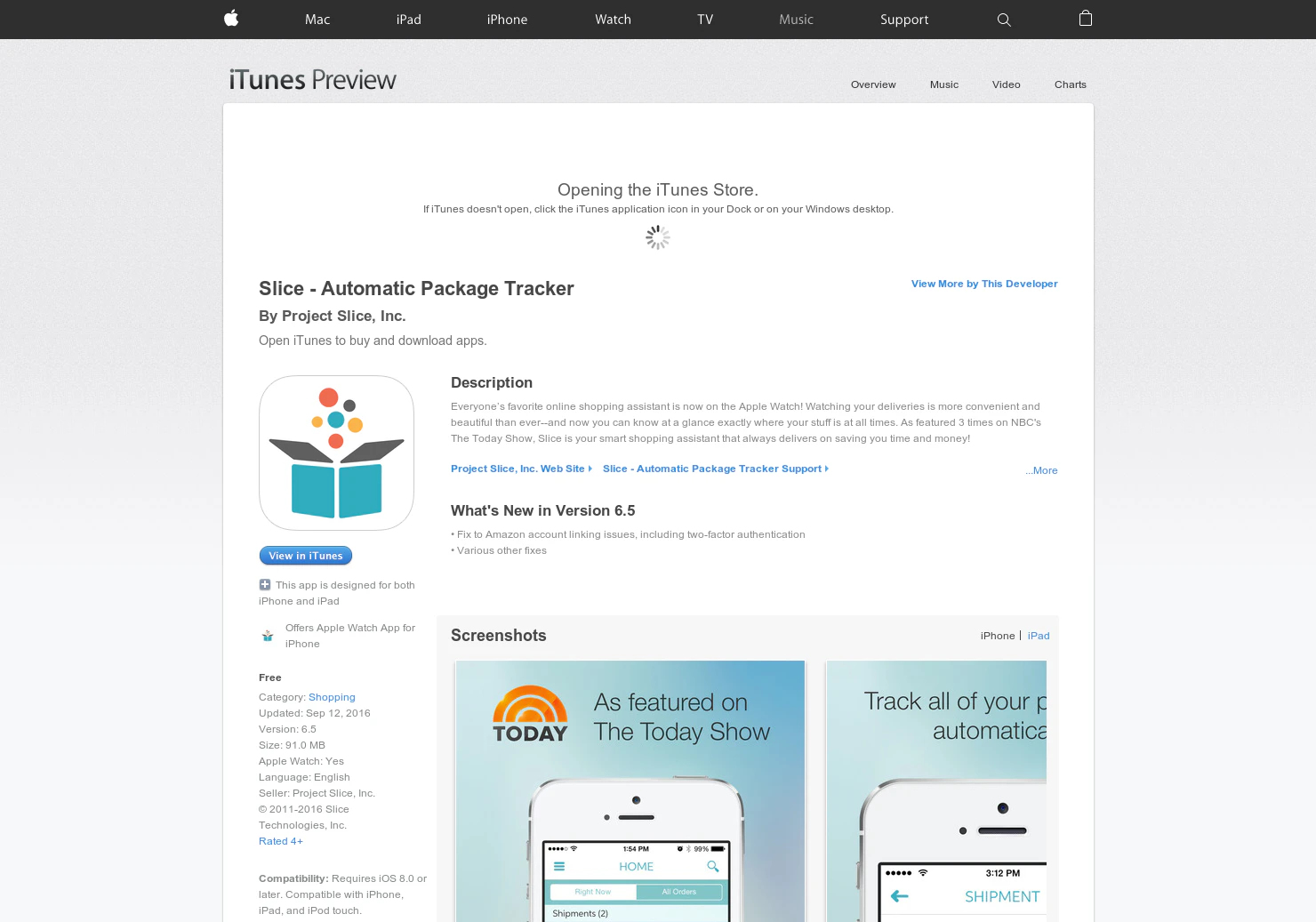 Slice for Apple Watch