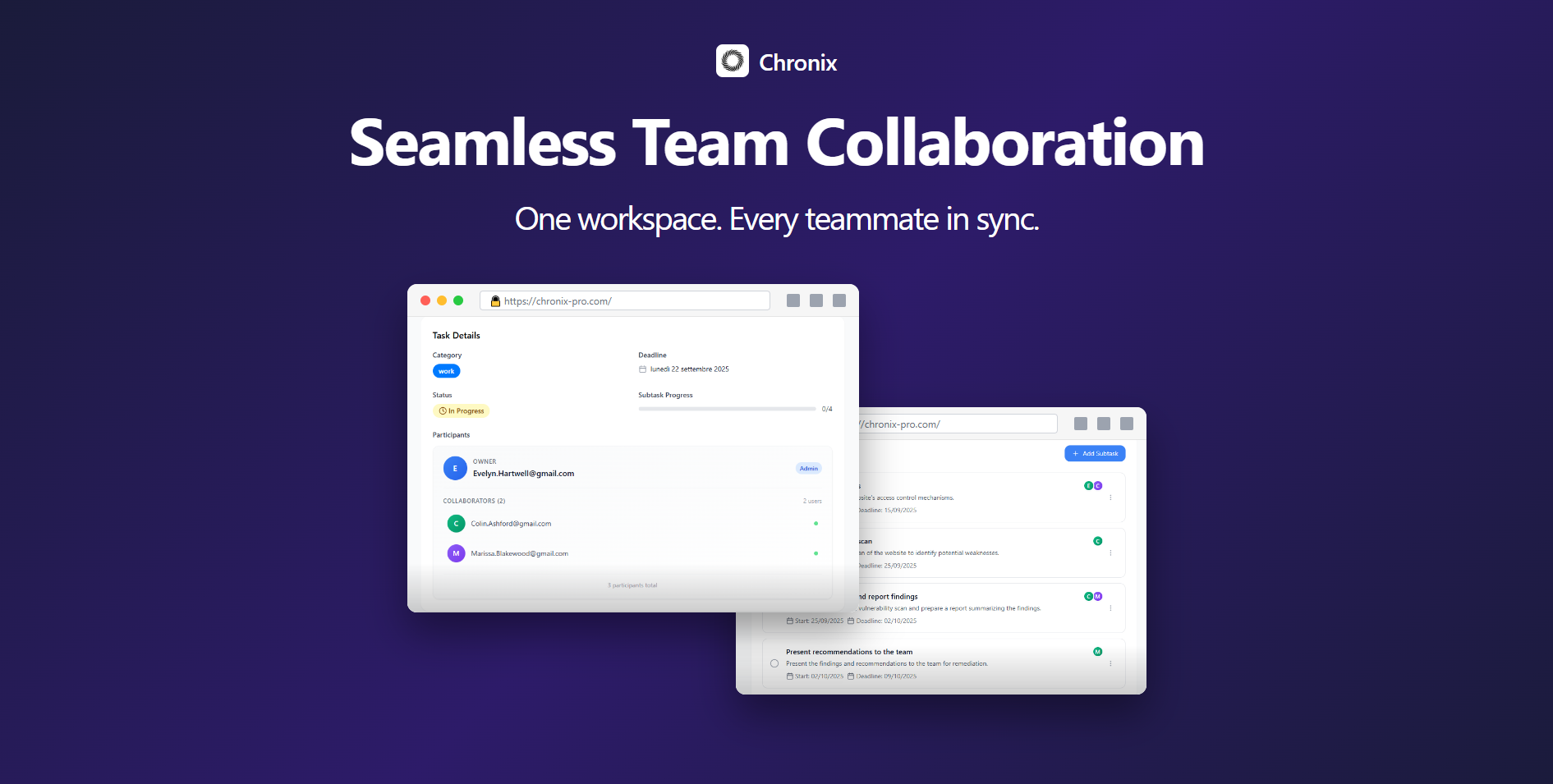Média Chronix - L'avenir de la gestion des tâches 4