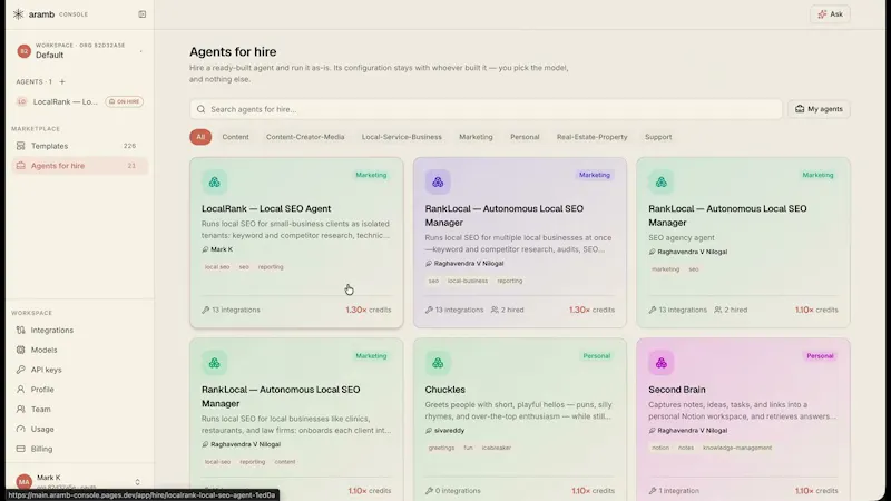 Aramb screenshot 1 (video preview)