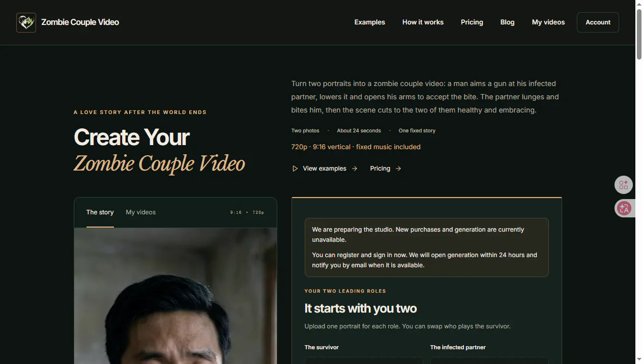 Zombie Couple Video gallery image