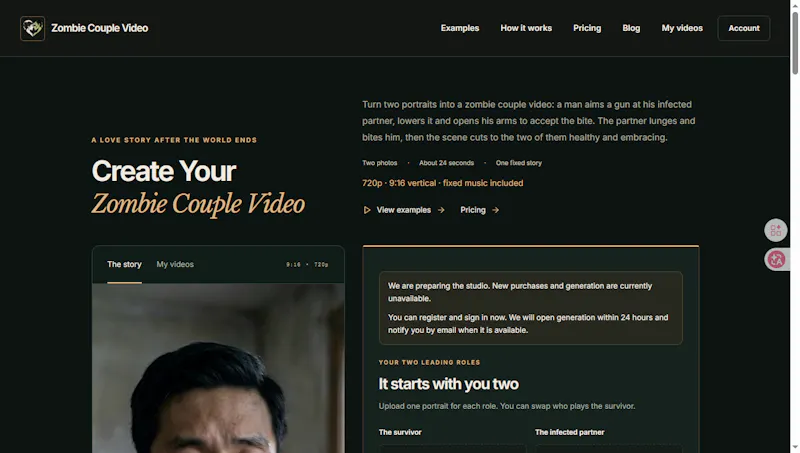 Zombie Couple Video screenshot 3