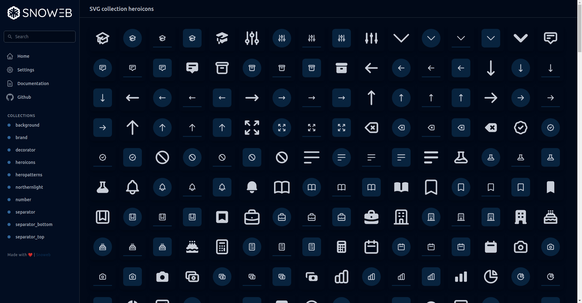 Snoweb SVG gallery image