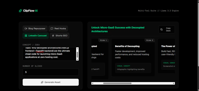 Clipflow AI screenshot 3