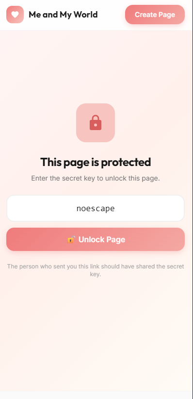 Me and My World gallery image