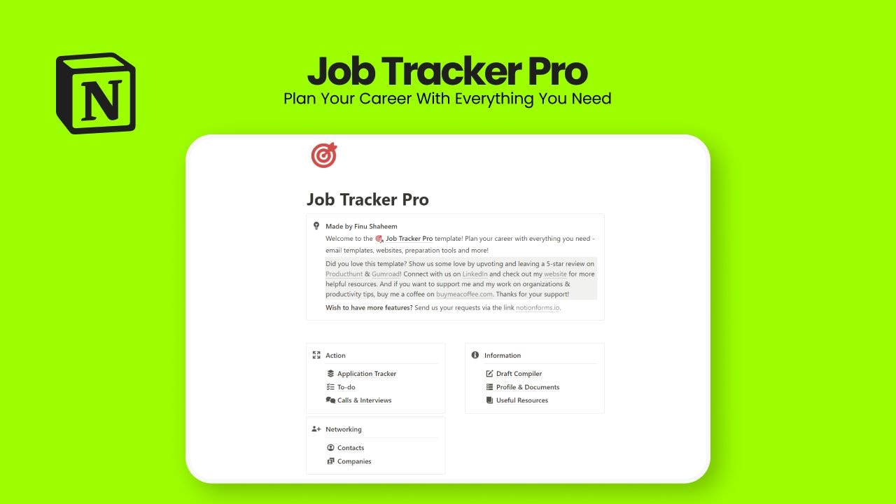 Mídia 2 de Job Tracker Pro - Acompanhe o emprego dos seus sonhos no Job Tracker Pro.