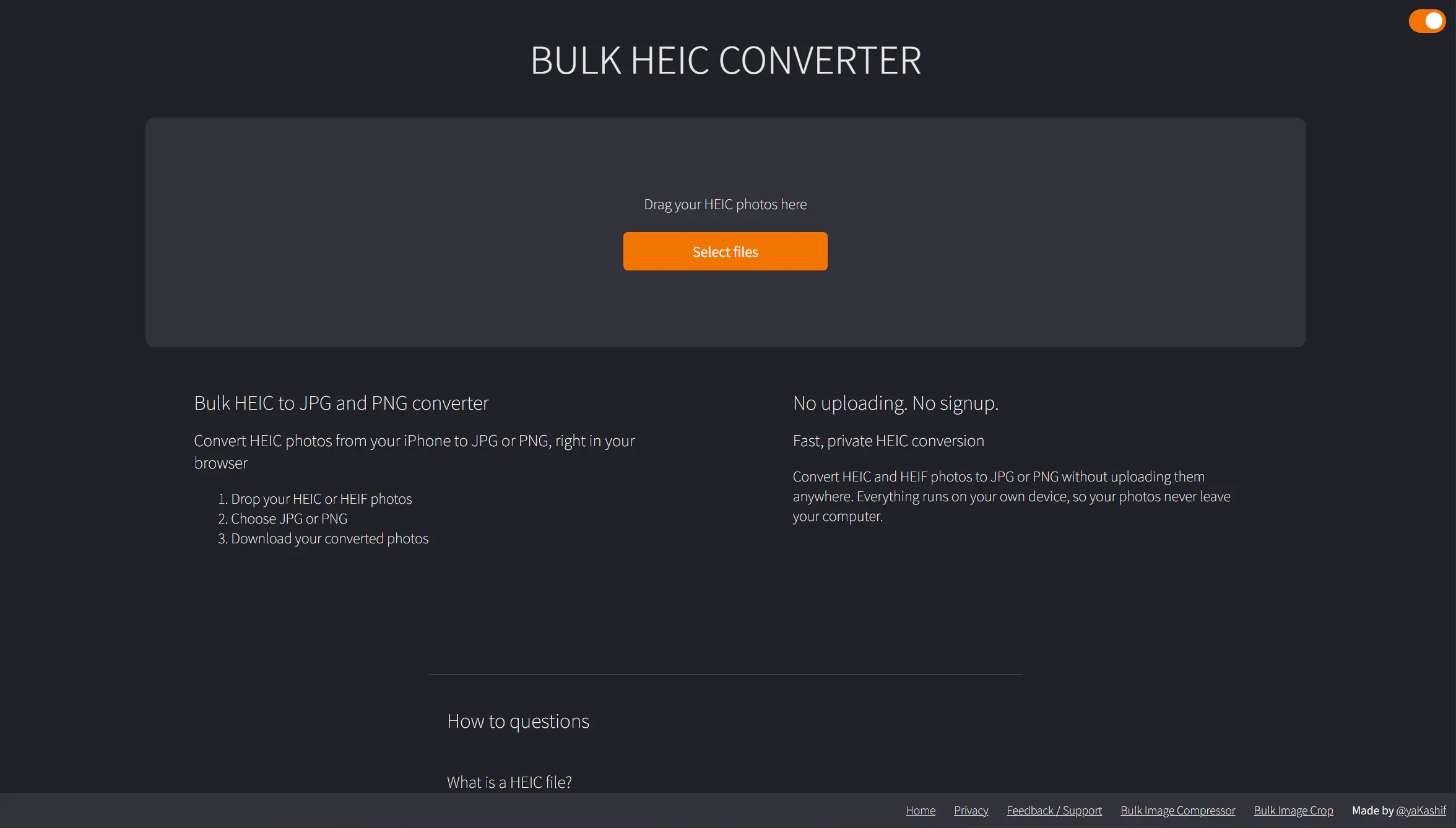 Bulk HEIC Converter gallery image